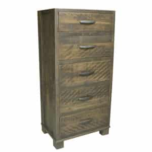 Backwoods 5 Drawer Highboy