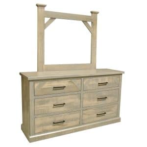 Bonanza 6 Drawer Dresser w/Optional Mirror